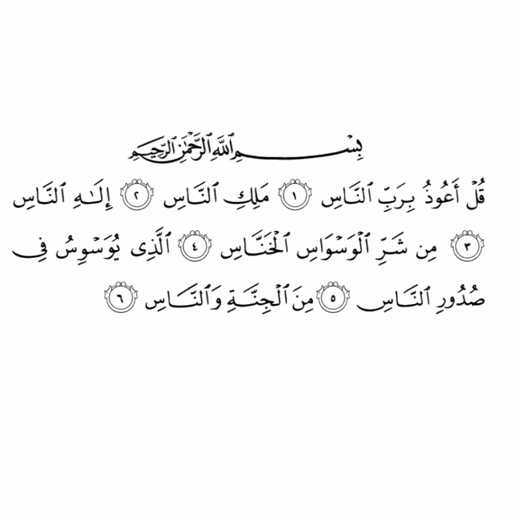 kul aujo be rabbin naas in hindi. Surah Naas In Hindi